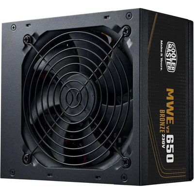 Cooler Master Bloc D´alimentation Mwe Bronze 650w V3 80 Plus Bronze Black One Size unisex - Publicité Cooler Master Bloc D´alimentation Mwe Bronze 650w V3 80 Plus Bronze Black One Size unisex - Publicité