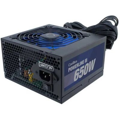 Coolbox Bloc D´alimentation Powerline Lll 650w Black One Size unisex - Publicité Coolbox Bloc D´alimentation Powerline Lll 650w Black One Size unisex - Publicité