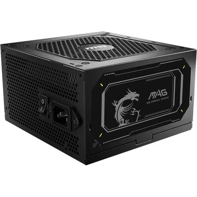 MSI Alimentation Modulaire Mag A850gl Pcie 5.0 3.0 850w 80 Plus Gold Black One Size unisex - Publicité MSI Alimentation Modulaire Mag A850gl Pcie 5.0 3.0 850w 80 Plus Gold Black One Size unisex - Publicité