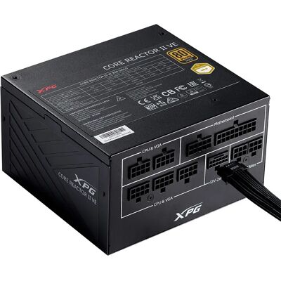 Xpg Alimentation Modulaire Corereactor Ii 850w 80 Plus Gold Black One Size unisex - Publicité Xpg Alimentation Modulaire Corereactor Ii 850w 80 Plus Gold Black One Size unisex - Publicité