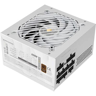 Mars Gaming Alimentation Modulaire Mpb650sim 650w 80 Plus Bronze White One Size - Publicité Mars Gaming Alimentation Modulaire Mpb650sim 650w 80 Plus Bronze White One Size - Publicité