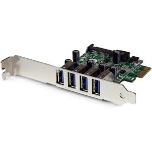 Startech Carte Pcie Usb 3.0 4 Ports Black One Size unisex - Publicité Startech Carte Pcie Usb 3.0 4 Ports Black One Size unisex - Publicité