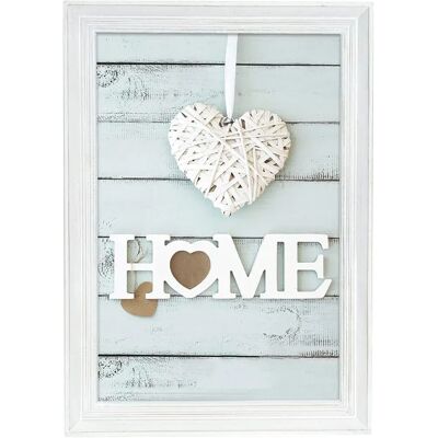 Zep Cadre Photo Vintage 30x45 Cm Wood Photo White One Size unisex - Publicité Zep Cadre Photo Vintage 30x45 Cm Wood Photo White One Size unisex - Publicité