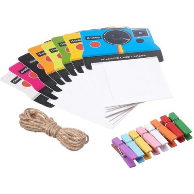 Cadres photo vintage Polaroid pour papier Zink 2x3 - Menthe & Multicolore - Publicité Cadres photo vintage Polaroid pour papier Zink 2x3 - Menthe & Multicolore - Publicité