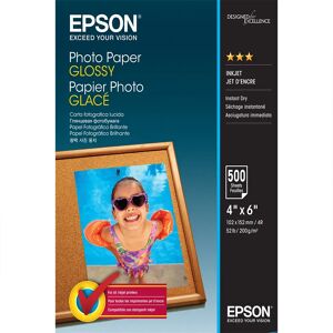 Epson Papier Photo Brillant 500 Feuilles 10x15 Cm White One Size unisex - Publicité Epson Papier Photo Brillant 500 Feuilles 10x15 Cm White One Size unisex - Publicité