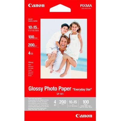 Canon Gp-501 Brillant 0775b003 170g/m² Black One Size unisex - Publicité Canon Gp-501 Brillant 0775b003 170g/m² Black One Size unisex - Publicité