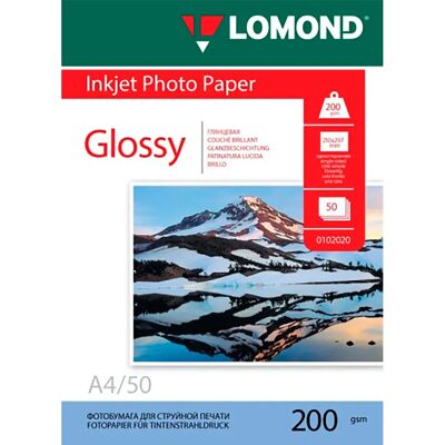 Lomond Papier Photo Brillant 200 G/m2 A4 50 Feuilles White One Size unisex - Publicité Lomond Papier Photo Brillant 200 G/m2 A4 50 Feuilles White One Size unisex - Publicité