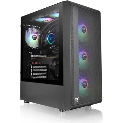 Thermaltake Boîtier De Tour Avec Fenêtre S200 Tg Black Black One Size unisex - Publicité Thermaltake Boîtier De Tour Avec Fenêtre S200 Tg Black Black One Size unisex - Publicité