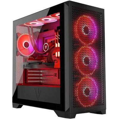 Boîtier PC Modecom Volcano Expanse T Apex ARGB Noir - Publicité Boîtier PC Modecom Volcano Expanse T Apex ARGB Noir - Publicité