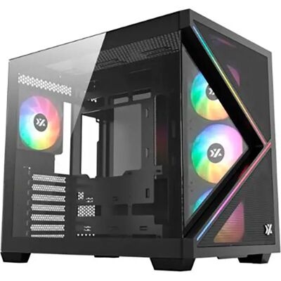 Xyz Boîtier Pc Qubex Black One Size unisex - Publicité Xyz Boîtier Pc Qubex Black One Size unisex - Publicité
