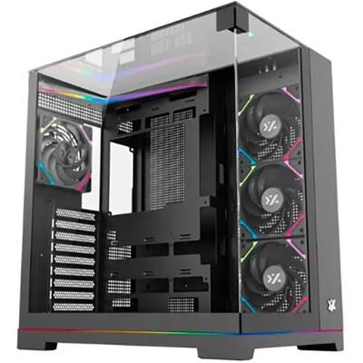Xyz Boîtier Pc Tesseract A-rgb Black One Size unisex - Publicité Xyz Boîtier Pc Tesseract A-rgb Black One Size unisex - Publicité