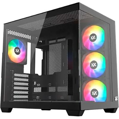 Xyz Boîtier Pc Tesseract X Black One Size unisex - Publicité Xyz Boîtier Pc Tesseract X Black One Size unisex - Publicité