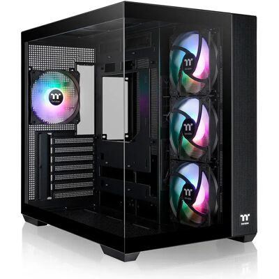 Thermaltake Boîtier Pc View 380 Black One Size unisex - Publicité Thermaltake Boîtier Pc View 380 Black One Size unisex - Publicité