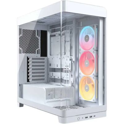 Corsair Boîtier Pc 4500x Lx-r Rgb Icue Link White One Size - Publicité Corsair Boîtier Pc 4500x Lx-r Rgb Icue Link White One Size - Publicité