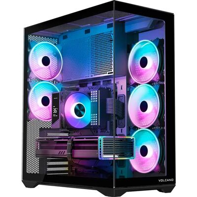 Modecom Boîtier Pc Volcano Space Xl Argb Full Tower 5f Black Black One Size - Publicité Modecom Boîtier Pc Volcano Space Xl Argb Full Tower 5f Black Black One Size - Publicité