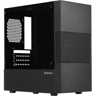 Unykach Boîtier Pc M-atx 500w Aero C25 Black One Size unisex - Publicité Unykach Boîtier Pc M-atx 500w Aero C25 Black One Size unisex - Publicité