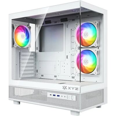 Xyz Boîtier Pc Atx Aurora 50 White One Size unisex - Publicité Xyz Boîtier Pc Atx Aurora 50 White One Size unisex - Publicité