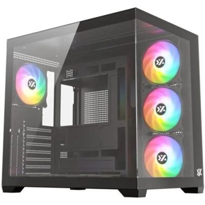 Xyz Boîtier Pc Atx Tesseract X 50 Black One Size unisex - Publicité Xyz Boîtier Pc Atx Tesseract X 50 Black One Size unisex - Publicité