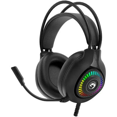Marvo Casque Gaming Akari 40 Black One Size - Publicité Marvo Casque Gaming Akari 40 Black One Size - Publicité