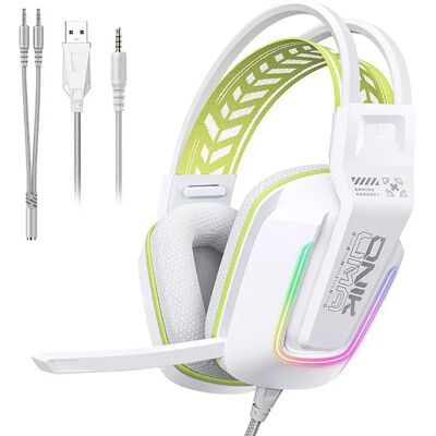 Onikuma Casque Gaming X13 White One Size unisex - Publicité Onikuma Casque Gaming X13 White One Size unisex - Publicité