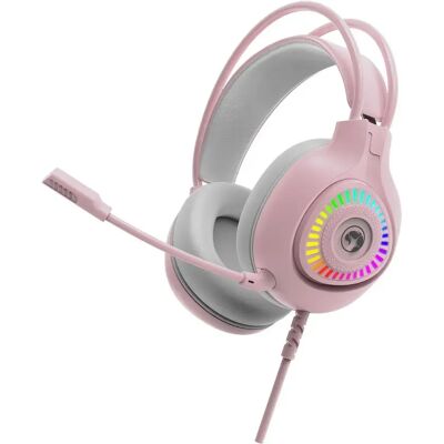 Marvo Casque Gaming H8325 Pk Pink One Size - Publicité Marvo Casque Gaming H8325 Pk Pink One Size - Publicité