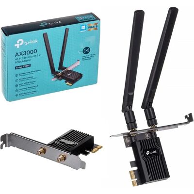 Tp-link Adaptateur Sans Fil Pci-e Archer Tx55e Black One Size unisex - Publicité Tp-link Adaptateur Sans Fil Pci-e Archer Tx55e Black One Size unisex - Publicité