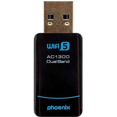 Phoenix Technologies Adaptateur Usb Wifi Wa-1300mb Black One Size - Publicité Phoenix Technologies Adaptateur Usb Wifi Wa-1300mb Black One Size - Publicité