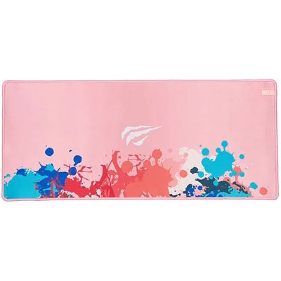 Tapis de souris gaming rose XXL - Contrôle et vitesse - Publicité Tapis de souris gaming rose XXL - Contrôle et vitesse - Publicité