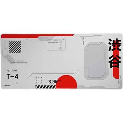 Trust Tapis De Souris Gxt 759 Xxl White One Size - Publicité Trust Tapis De Souris Gxt 759 Xxl White One Size - Publicité