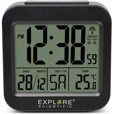 Explore Scientific Réveil Numérique Rdc1008 Cm3000 Black One Size - Publicité Explore Scientific Réveil Numérique Rdc1008 Cm3000 Black One Size - Publicité