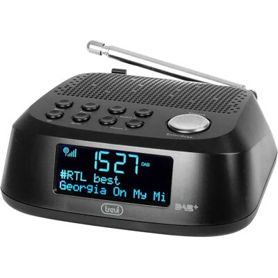 Trevi Radio-réveil Rc80d4 Black One Size unisex - Publicité Trevi Radio-réveil Rc80d4 Black One Size unisex - Publicité