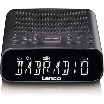 Lenco Radio-réveil Cr-606bk Black One Size unisex - Publicité Lenco Radio-réveil Cr-606bk Black One Size unisex - Publicité