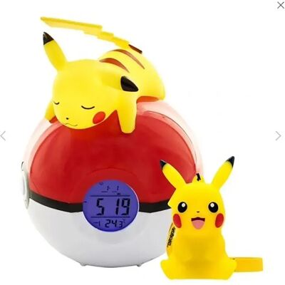 Teknofun Réveil Numérique Pikachu 9cm Yellow / Black One Size - Publicité Teknofun Réveil Numérique Pikachu 9cm Yellow / Black One Size - Publicité
