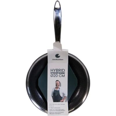 Gladkokken Grill électrique Hybrid Frypan-20 Cm Silver / Black One Size unisex - Publicité Gladkokken Grill électrique Hybrid Frypan-20 Cm Silver / Black One Size unisex - Publicité