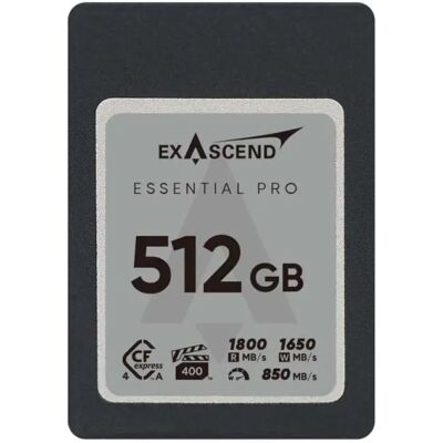 Exascend Essential Pro 512GB - Carte Mémoire - Publicité Exascend Essential Pro 512GB - Carte Mémoire - Publicité