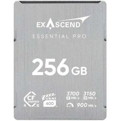 Exascend Essential Pro 256GB - Carte mémoire - Publicité Exascend Essential Pro 256GB - Carte mémoire - Publicité