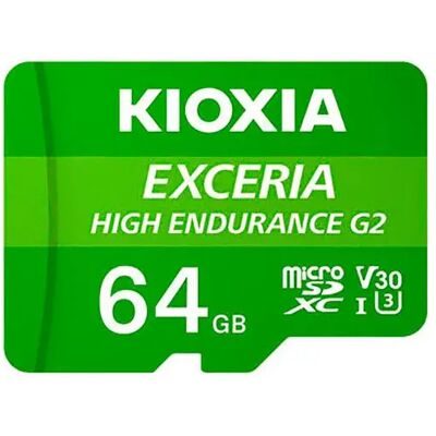 Kioxia Carte Sd Micro 64gb High Endurance G2 Black / Green One Size unisex - Publicité Kioxia Carte Sd Micro 64gb High Endurance G2 Black / Green One Size unisex - Publicité