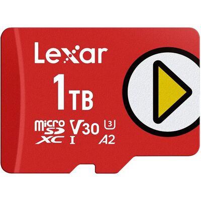 Carte mémoire Micro SDXC Lexar 1TB - Gaming, Rapide - Publicité Carte mémoire Micro SDXC Lexar 1TB - Gaming, Rapide - Publicité