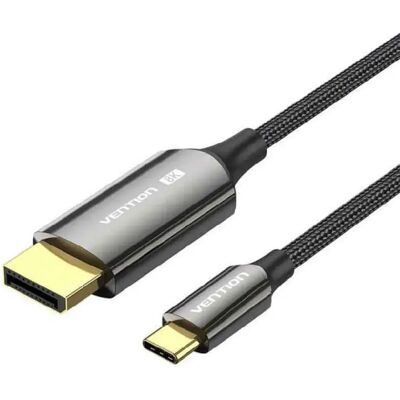 Vention Modèle CRFBH Câble USB-C à DisplayPort 2m - Publicité Vention Modèle CRFBH Câble USB-C à DisplayPort 2m - Publicité