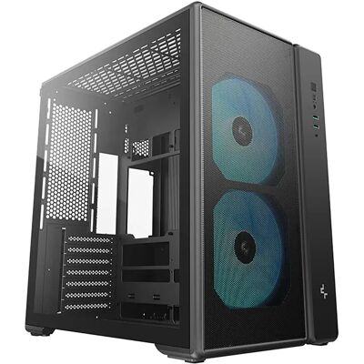 Deepcool Boîtier Pc Cg590 Mesh 2f Black One Size - Publicité Deepcool Boîtier Pc Cg590 Mesh 2f Black One Size - Publicité
