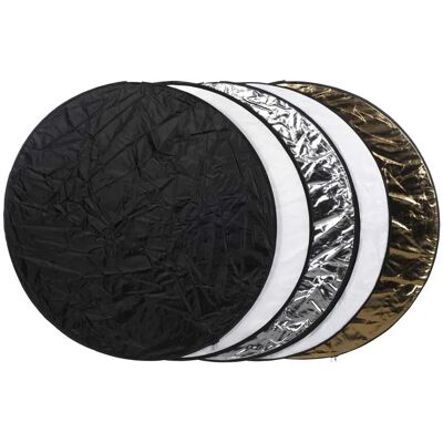 Bresser Réflecteur De Système Br-tr1 5 En 1 107 Cm Black / Gold / Silver One Size unisex - Publicité Bresser Réflecteur De Système Br-tr1 5 En 1 107 Cm Black / Gold / Silver One Size unisex - Publicité