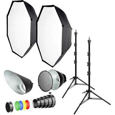 Bresser Ensemble De Flashs De Studio Black One Size unisex - Publicité Bresser Ensemble De Flashs De Studio Black One Size unisex - Publicité
