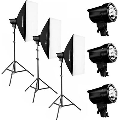 Bresser Brt-210b Kit Flash De Studio W 3x200 Black One Size unisex - Publicité Bresser Brt-210b Kit Flash De Studio W 3x200 Black One Size unisex - Publicité
