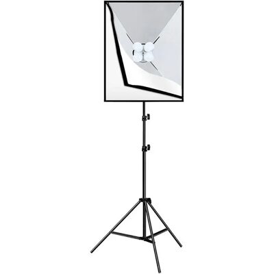 Puluz Kit Studio Softbox Trépied Ampoule Led Pu5071eu 50x70 Cm 4 Pièces Black / Silver One Size unisex - Publicité Puluz Kit Studio Softbox Trépied Ampoule Led Pu5071eu 50x70 Cm 4 Pièces Black / Silver One Size unisex - Publicité