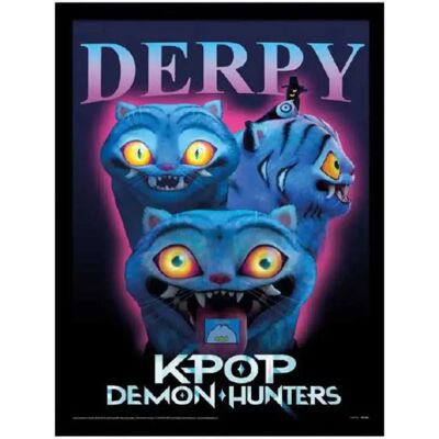 Pyramid Affiche Encadrée De Collection K-pop Demon Hunters Derpy Multicolor One Size unisex - Publicité Pyramid Affiche Encadrée De Collection K-pop Demon Hunters Derpy Multicolor One Size unisex - Publicité