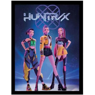 Pyramid Affiche K-pop Demon Hunters Huntrix Collector Framed Multicolor One Size unisex - Publicité Pyramid Affiche K-pop Demon Hunters Huntrix Collector Framed Multicolor One Size unisex - Publicité