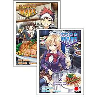Panini Bande Dessinée Food Wars 2x1 (n.01 Y N.02) Multicolor One Size - Publicité Panini Bande Dessinée Food Wars 2x1 (n.01 Y N.02) Multicolor One Size - Publicité