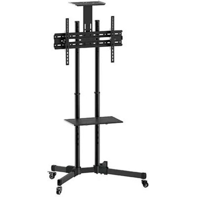 Tm Electron Support Tv Avec Roulettes De 37´´ à 70´´ 50kg Black One Size unisex - Publicité Tm Electron Support Tv Avec Roulettes De 37´´ à 70´´ 50kg Black One Size unisex - Publicité