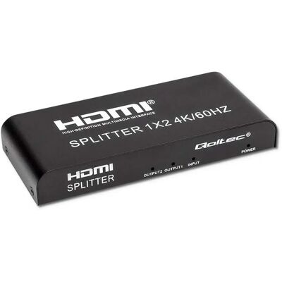 Qoltec 51797 Commutateur HDMI - 2x 4K - Haute Stabilité - Publicité Qoltec 51797 Commutateur HDMI - 2x 4K - Haute Stabilité - Publicité