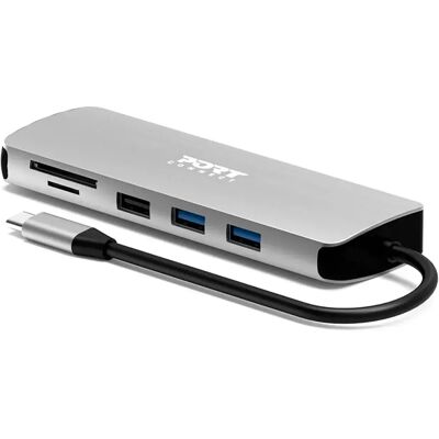 Port Designs 900164 Station d'accueil USB-C - 4K HDMI - Ethernet - SD MicroSD - Publicité Port Designs 900164 Station d'accueil USB-C - 4K HDMI - Ethernet - SD MicroSD - Publicité